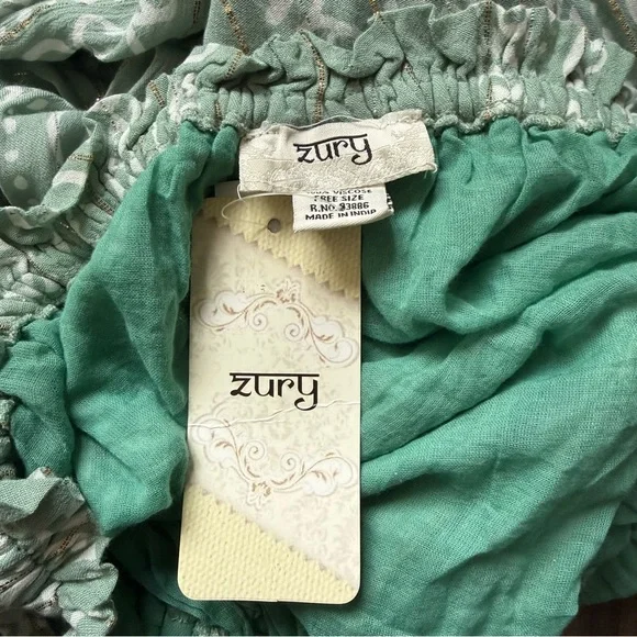 Boho Maxi Dress with Tassel Straps in Sage Green - Picture 6 of 10